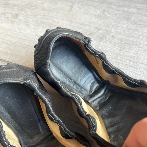 TOD’S leather and suede two tone slip on ballet flats size 6 - Picture 7 of 9